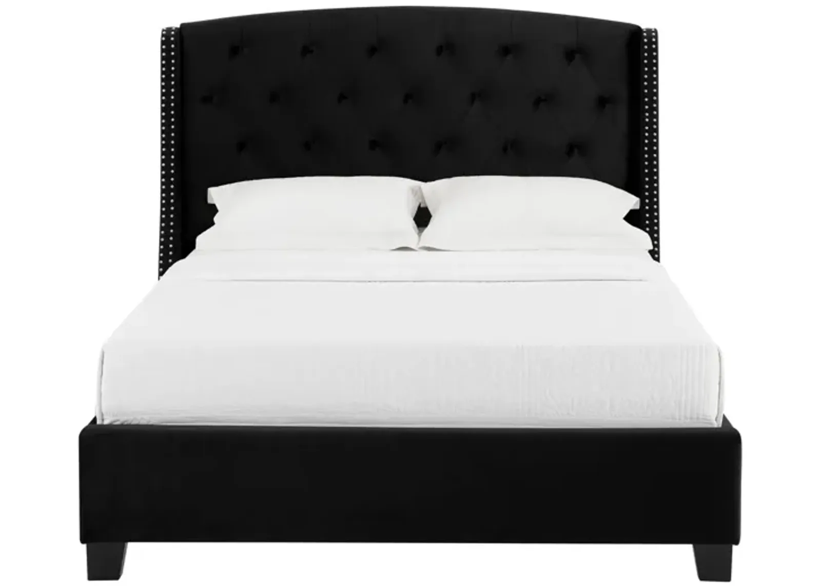 EVA BLACK QUEEN BED