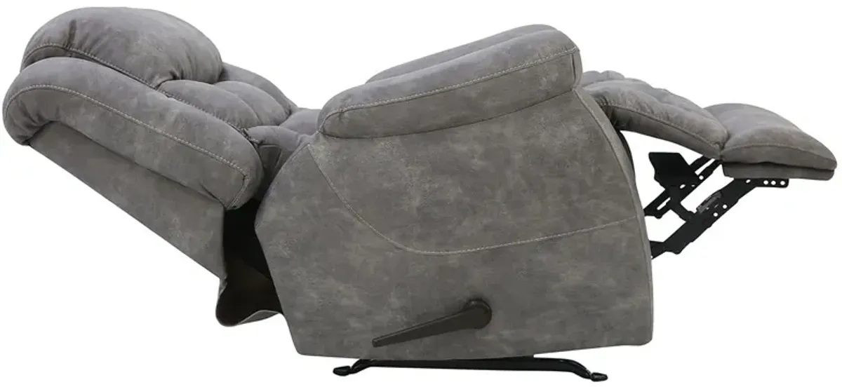 TATUM PEWTER ROCKER RECLINER