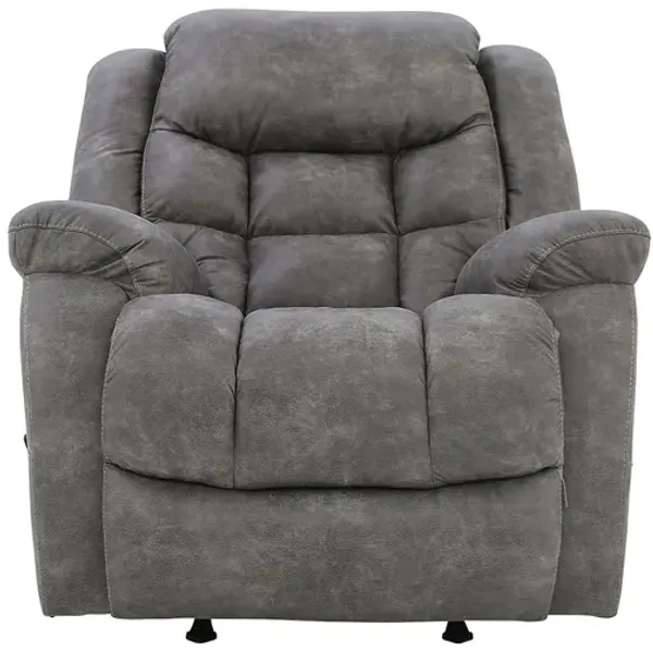 TATUM PEWTER ROCKER RECLINER