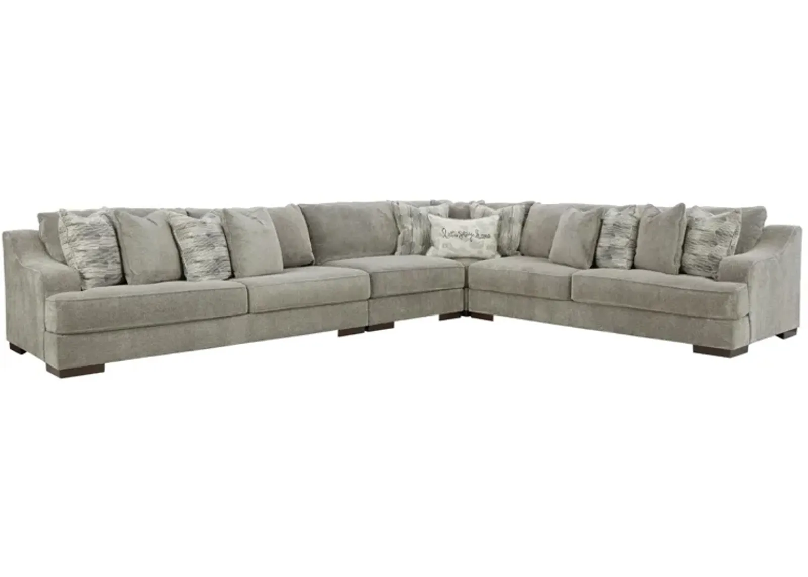 BAYLESS SMOKE 4 PIECE SECTIONAL