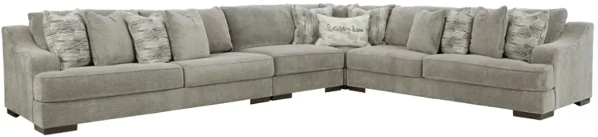 BAYLESS SMOKE 4 PIECE SECTIONAL