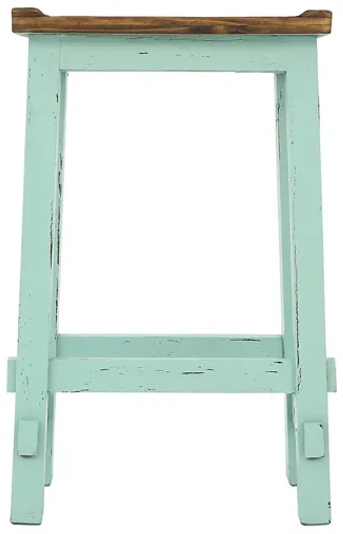 LAWMAN TURQUOISE 30" SADDLE STOOL