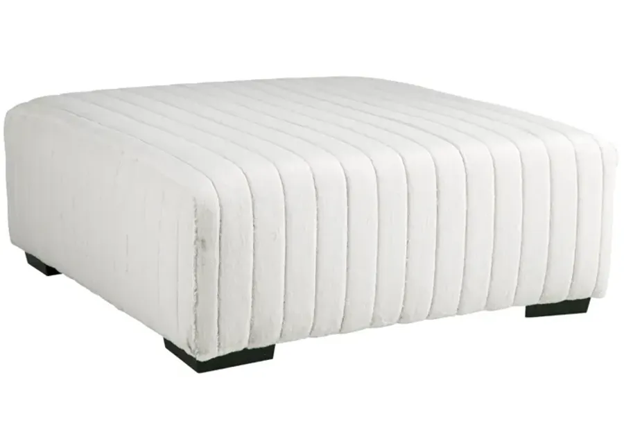 DOODLE IVORY OTTOMAN