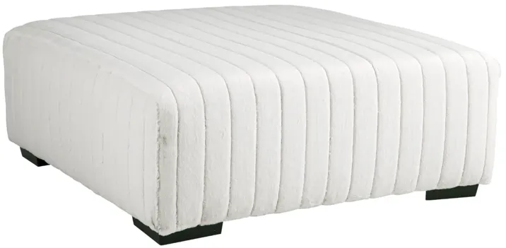 DOODLE IVORY OTTOMAN