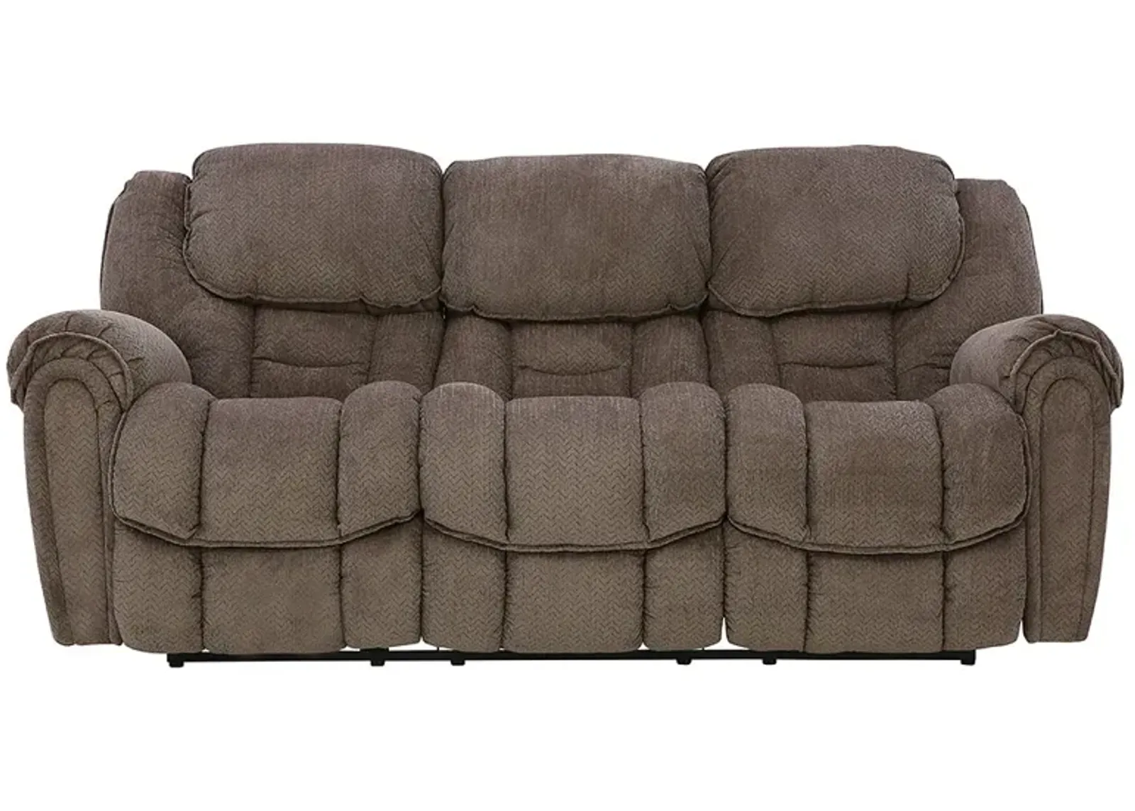 BAXTER TAUPE RECLINING SOFA