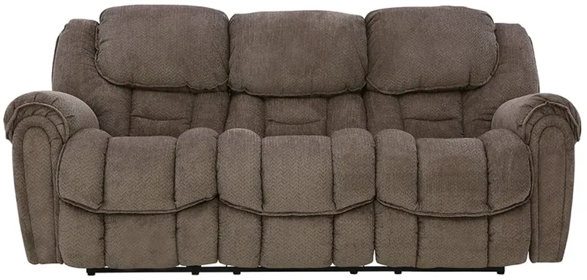 BAXTER TAUPE RECLINING SOFA