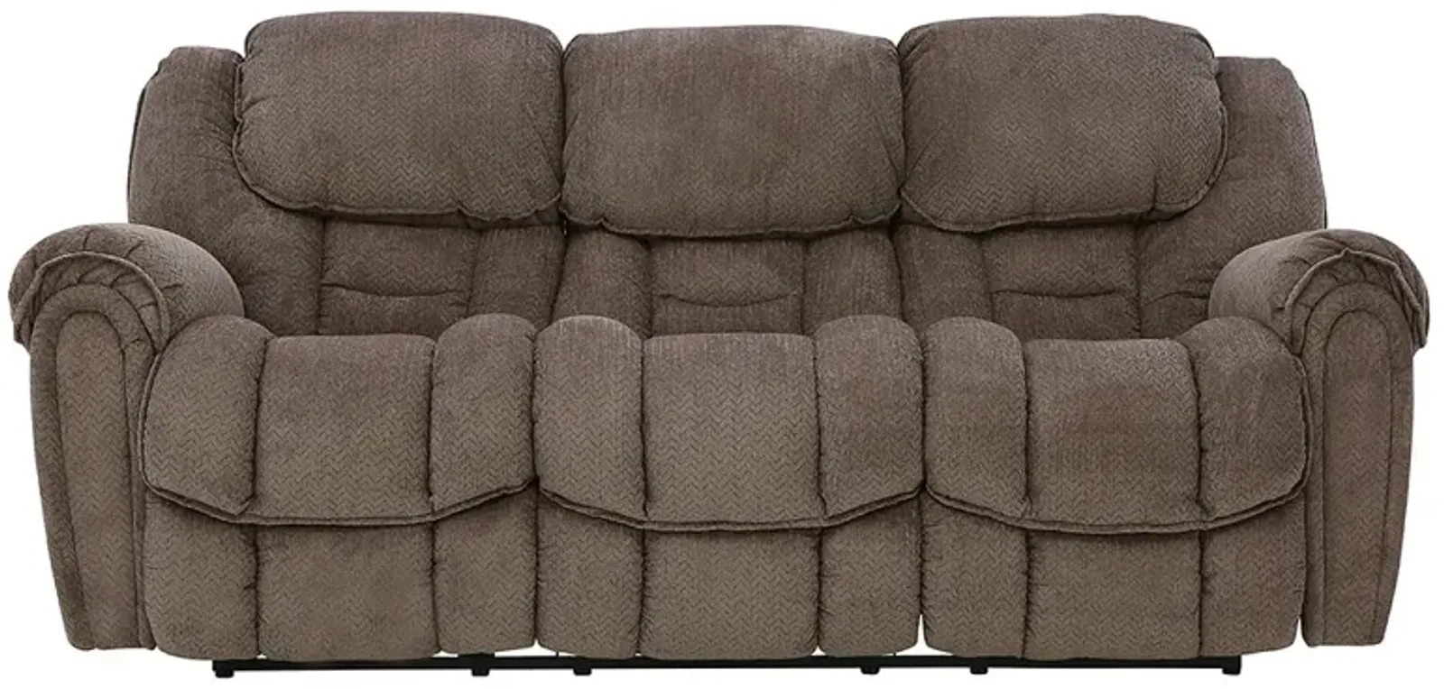 BAXTER TAUPE RECLINING SOFA