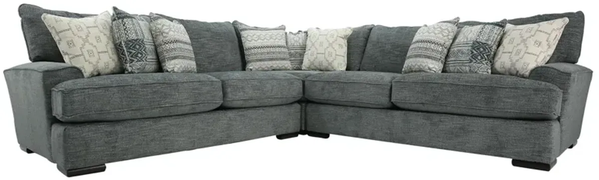 SKYLAR SLATE 3 PIECE SECTIONAL