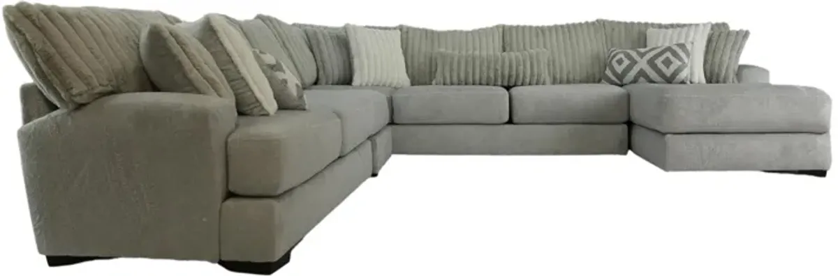 MONDO SILVER 4 PIECE SECTIONAL