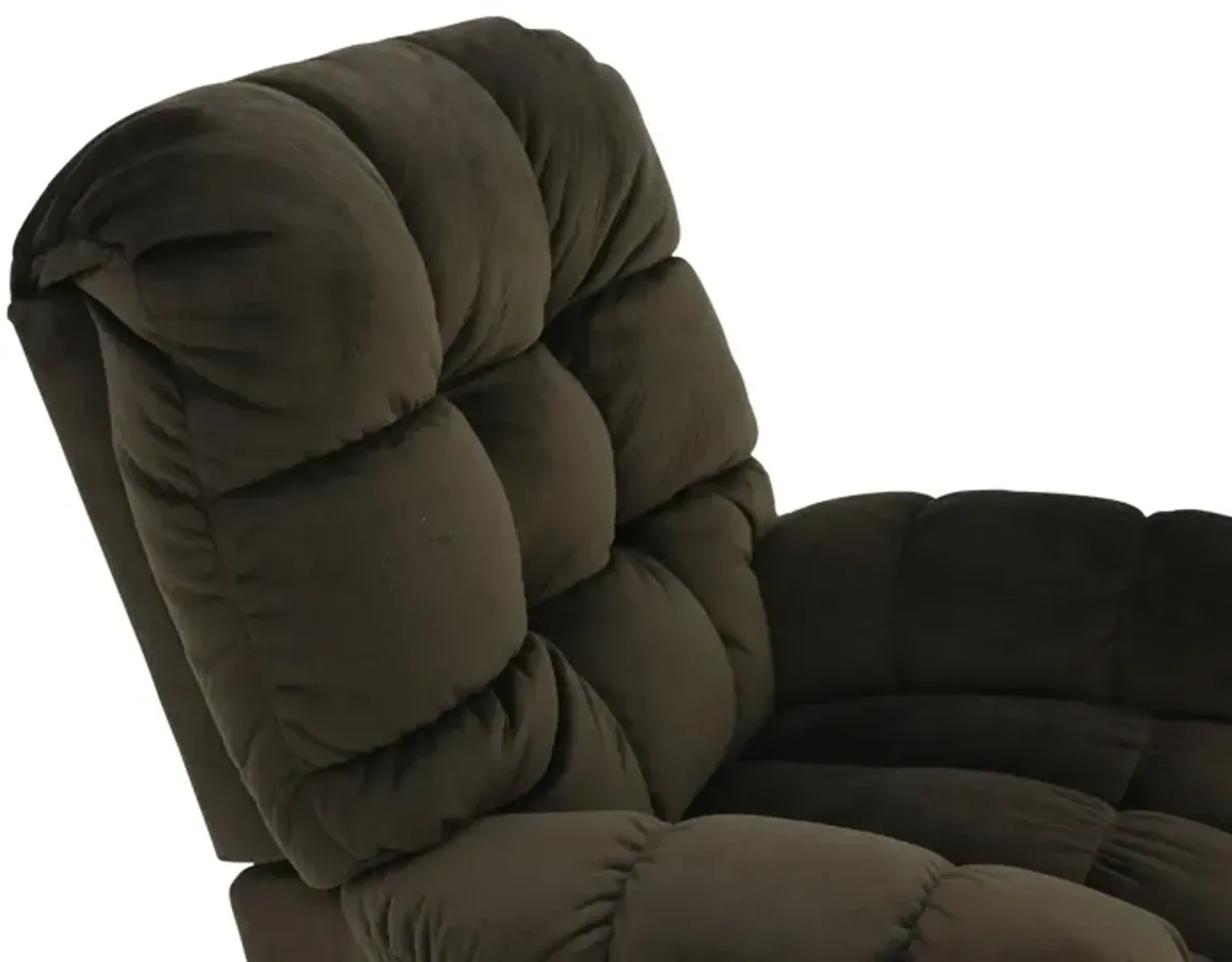 BROSMER CHOCOLATE ROCKER RECLINER