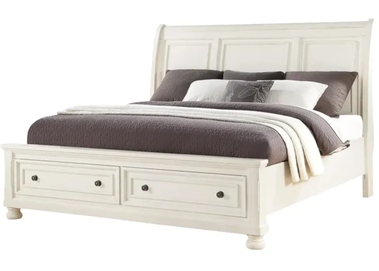 KINGSMAN WHITE QUEEN BED