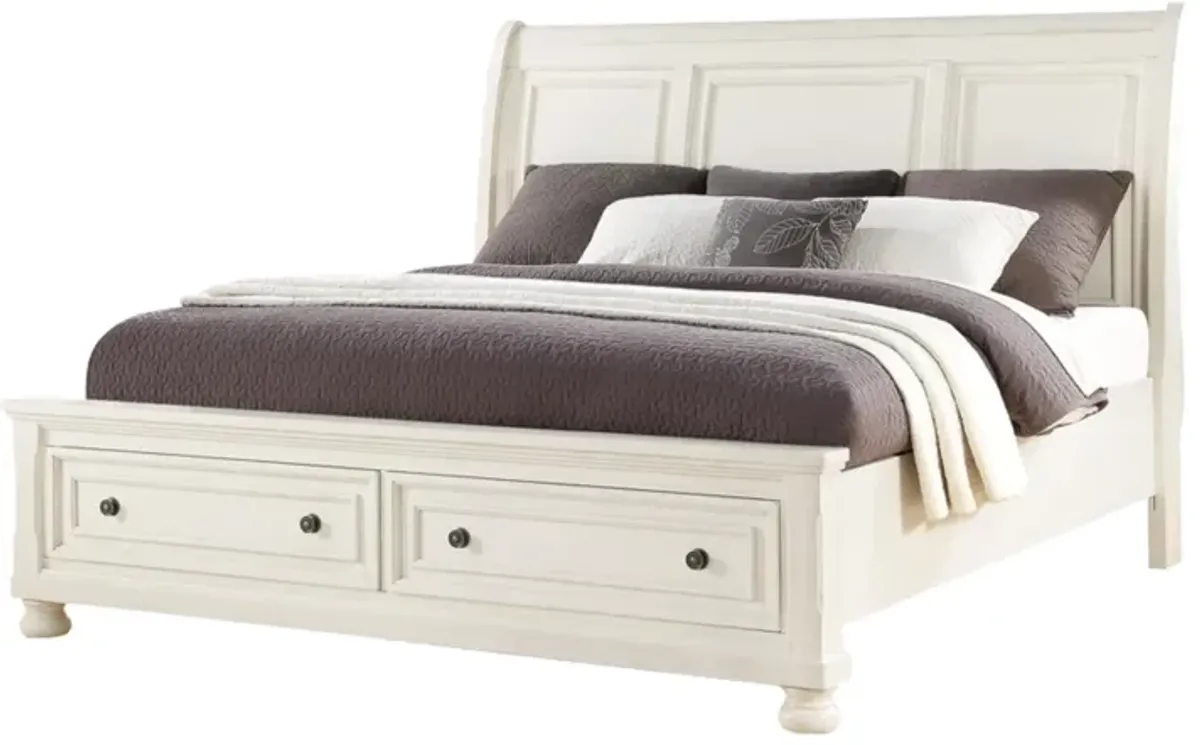 KINGSMAN WHITE QUEEN BED