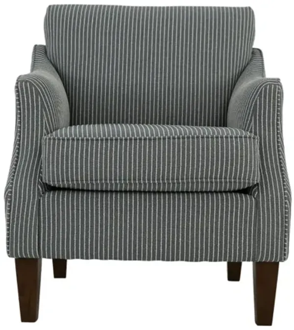 ASHELLE CHAMBRAY CLUB CHAIR
