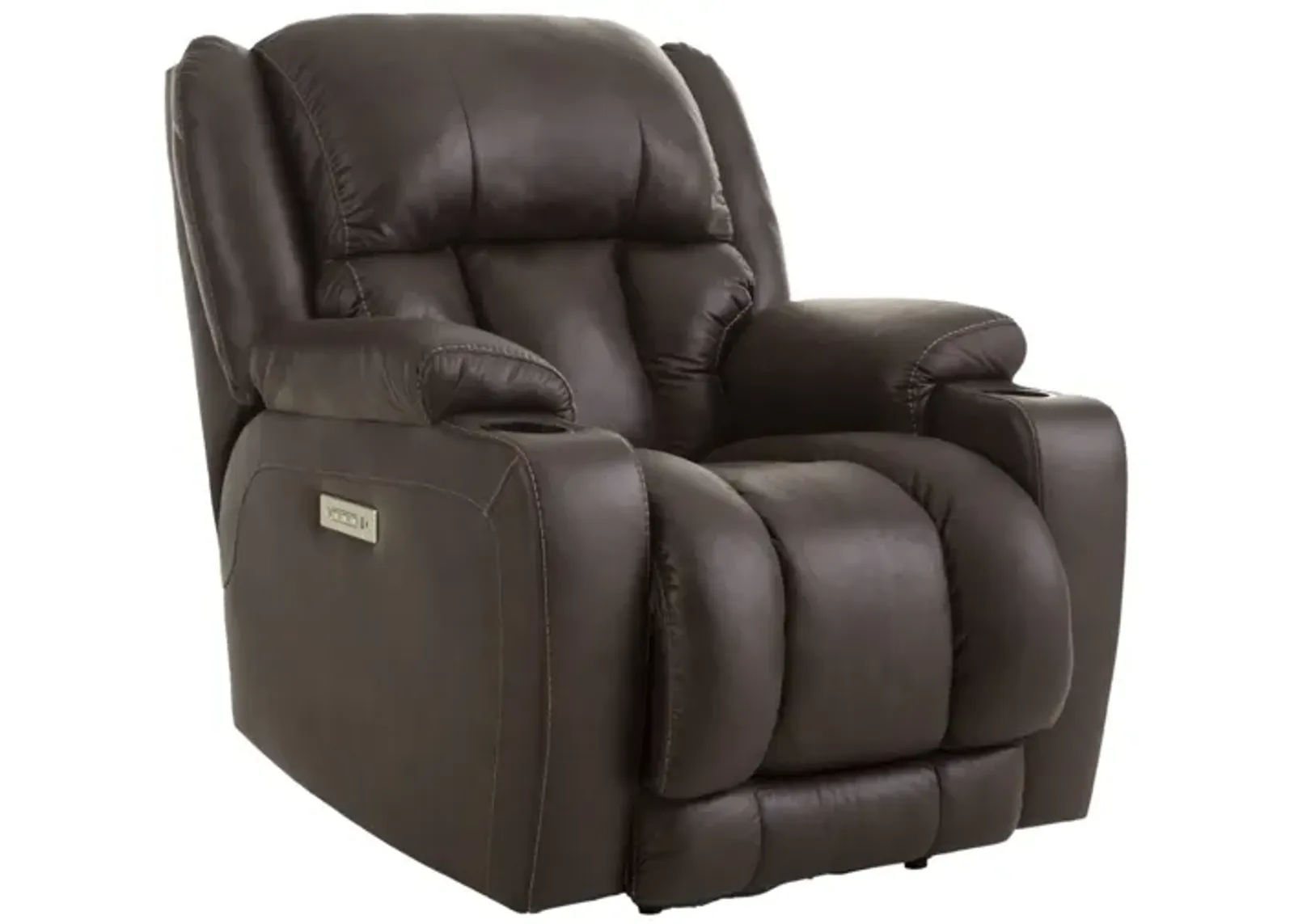 DREAMWEAVER CHOCOLATE ZERO GRAVITY RECLINER WITH CUPHOLDERS