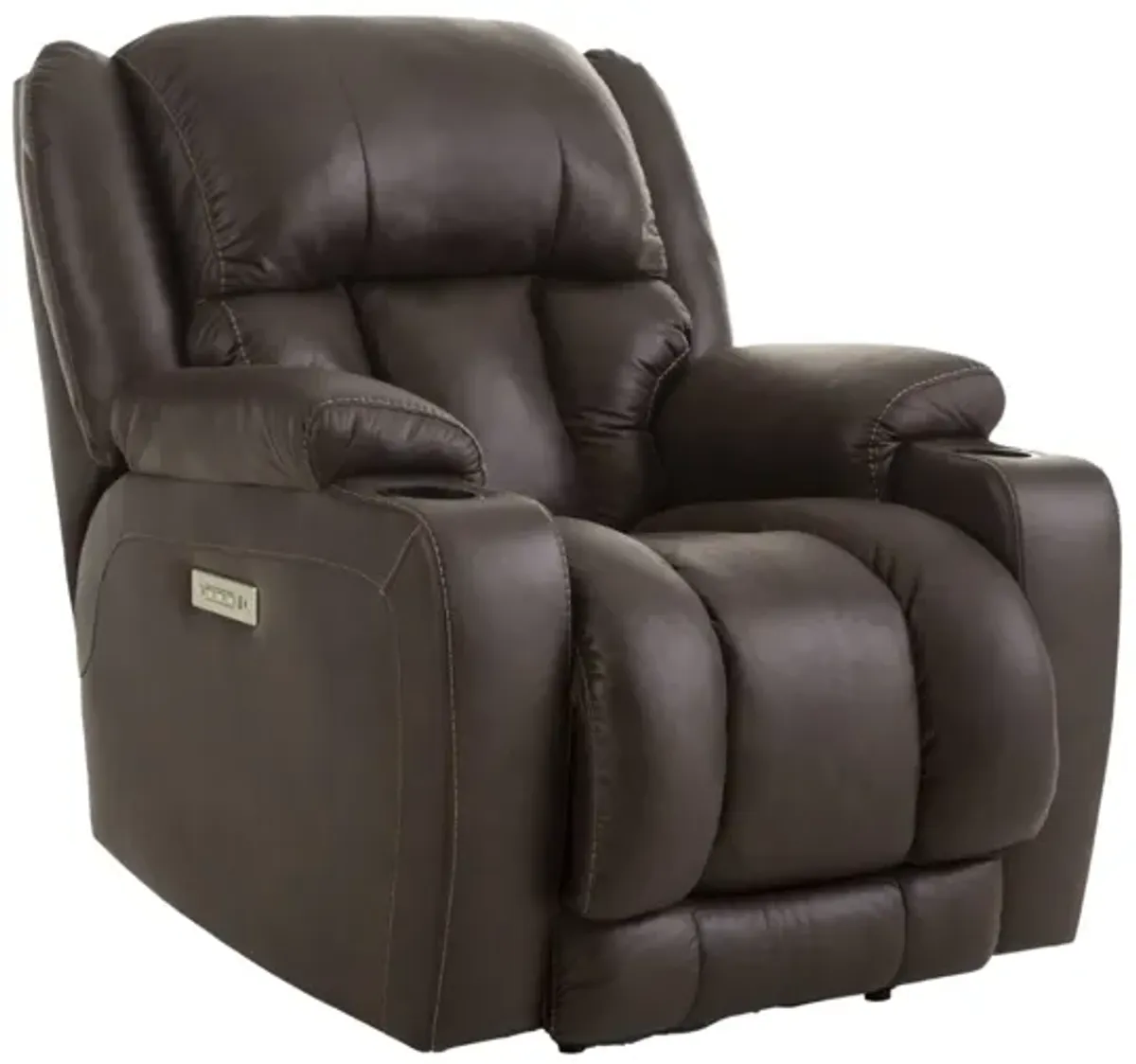 DREAMWEAVER CHOCOLATE ZERO GRAVITY RECLINER WITH CUPHOLDERS