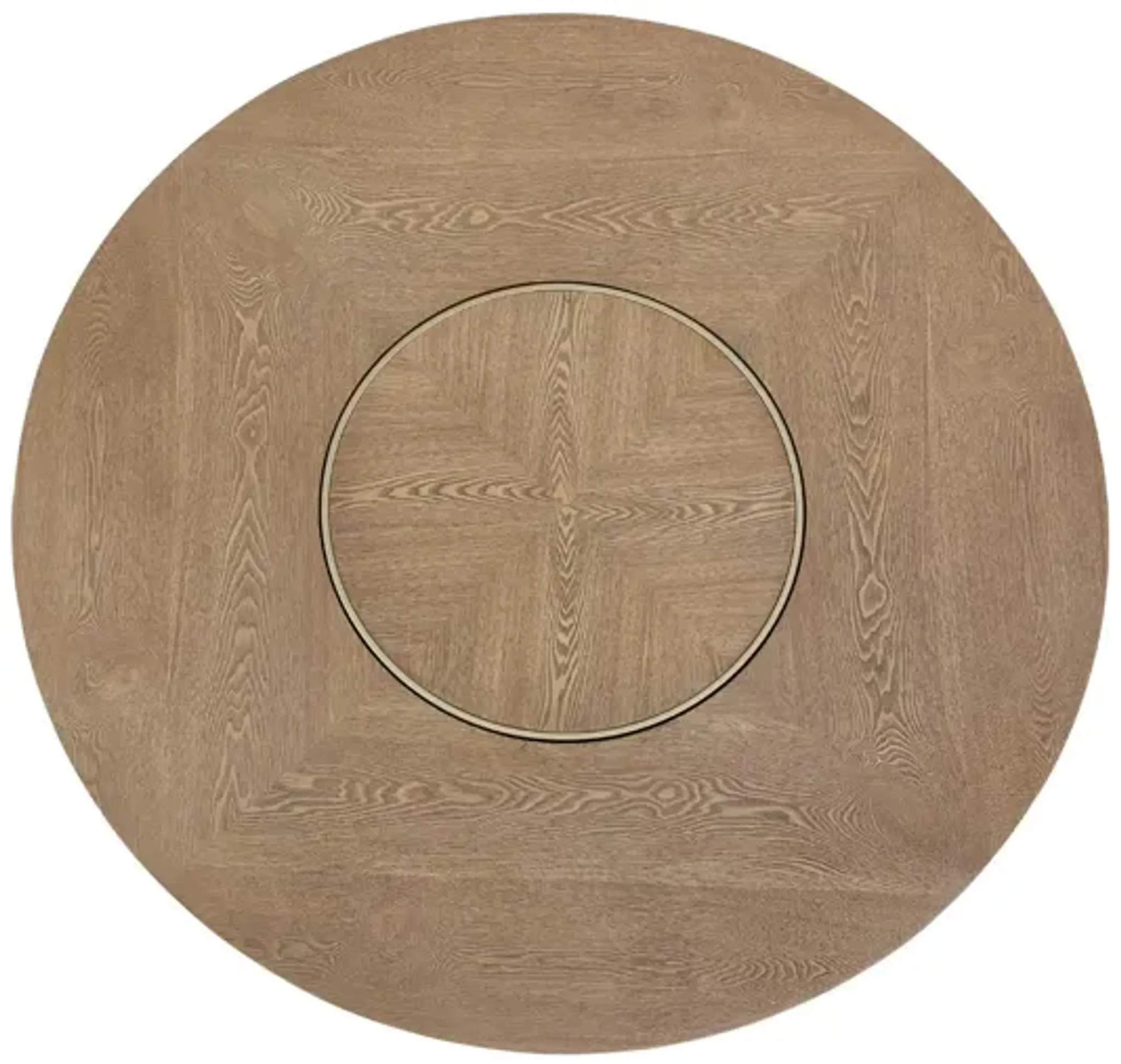 Elure Round Dining Table With Lazy Susan Ivan Smith Furniture ...