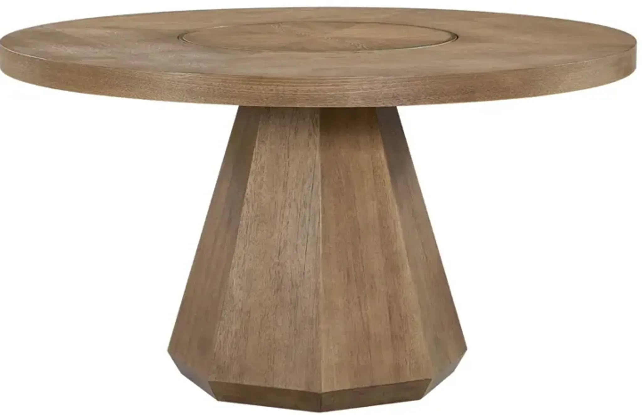 Elure Round Dining Table With Lazy Susan Ivan Smith Furniture ...