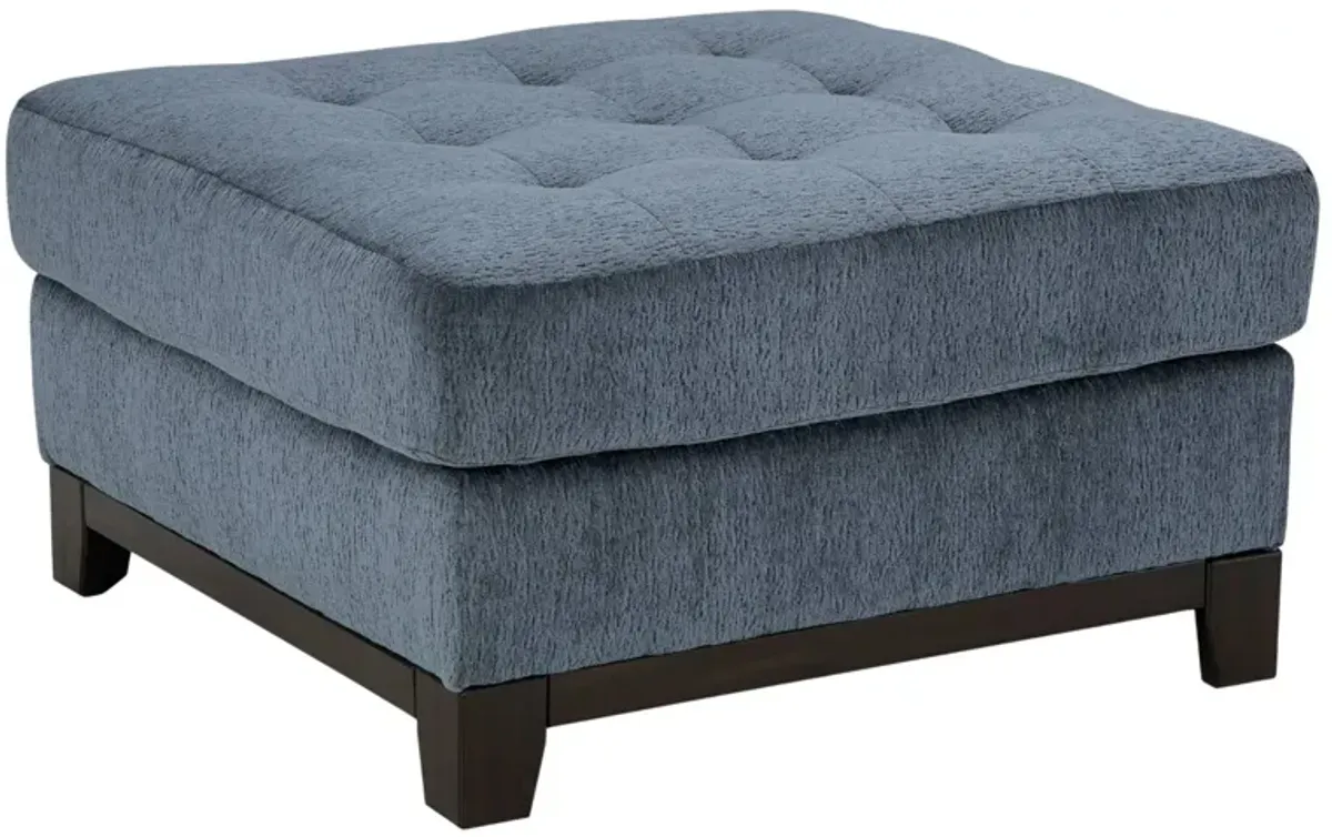 MAXON PLACE NAVY OVERSIZED OTTOMAN