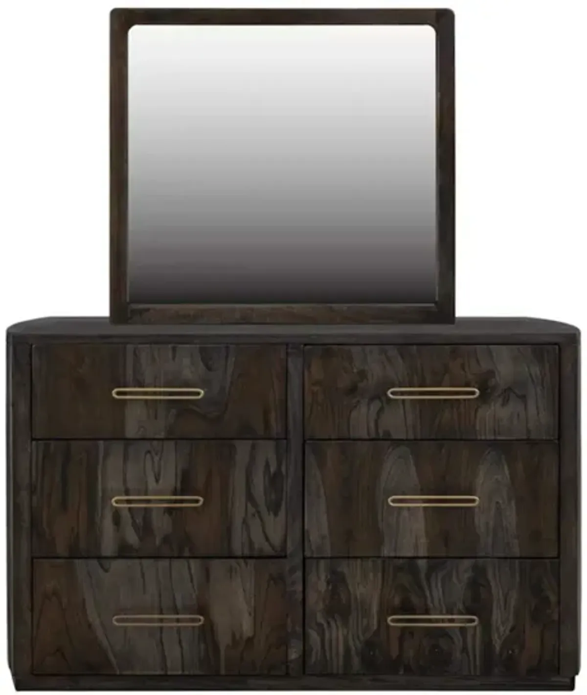 BALAM BLACK DRESSER AND MIRROR