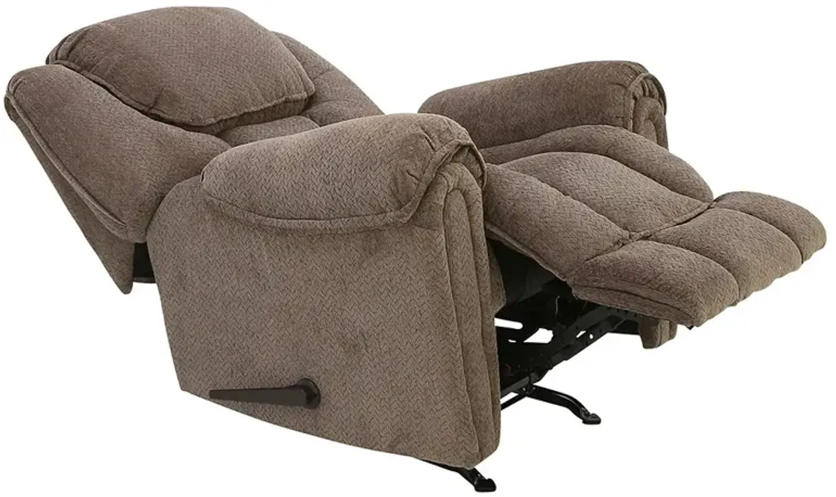 BAXTER TAUPE ROCKER RECLINER