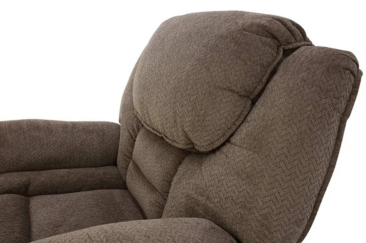 BAXTER TAUPE ROCKER RECLINER