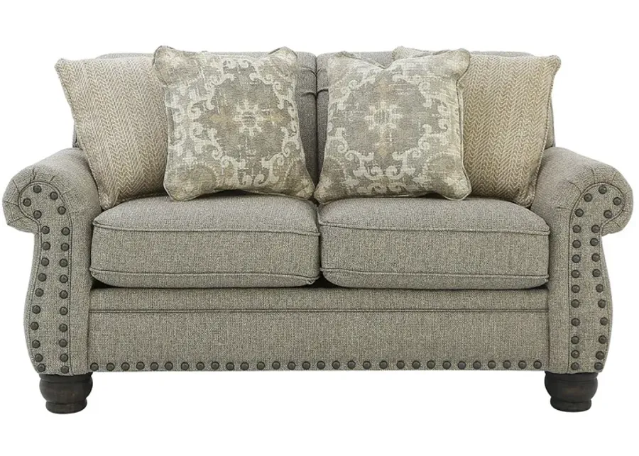 MALIBU PEWTER LOVESEAT