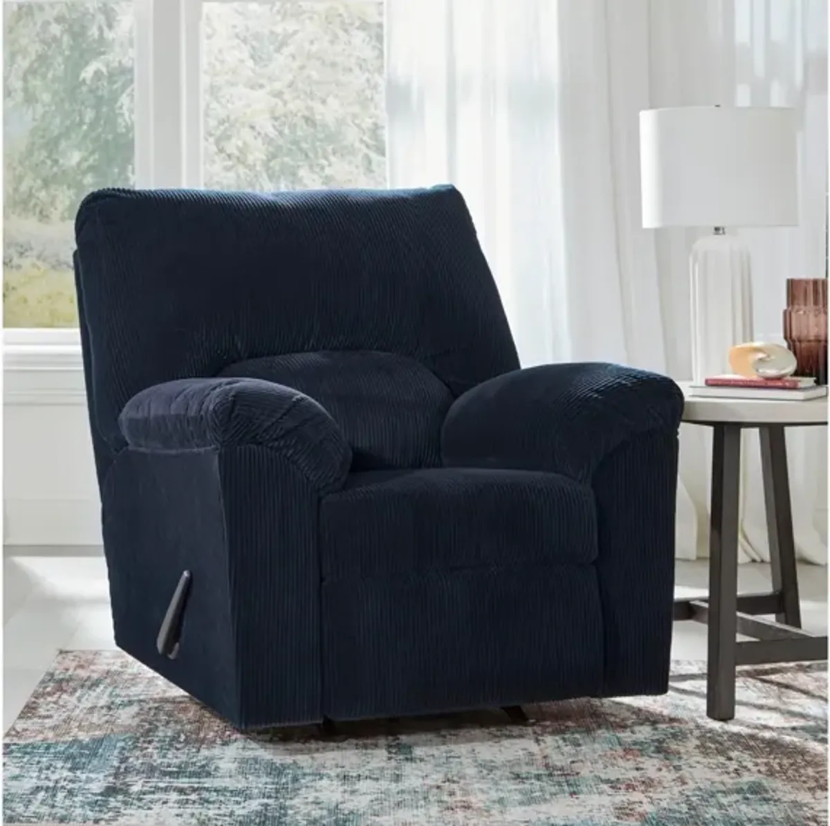 SIMPLEJOY NAVY RECLINER