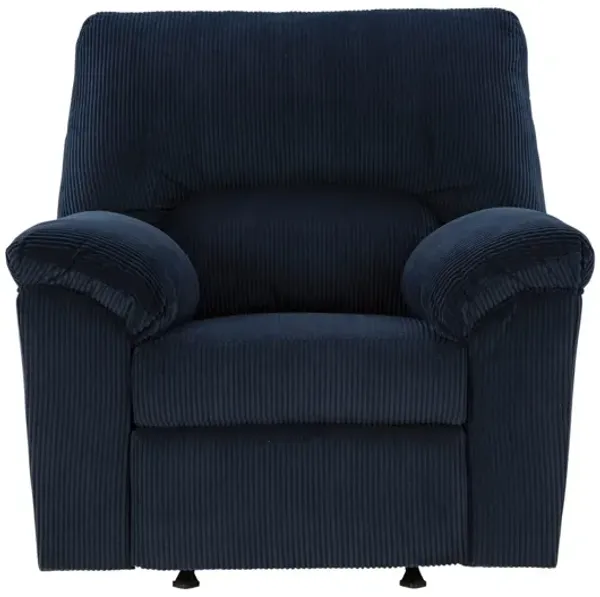 SIMPLEJOY NAVY RECLINER