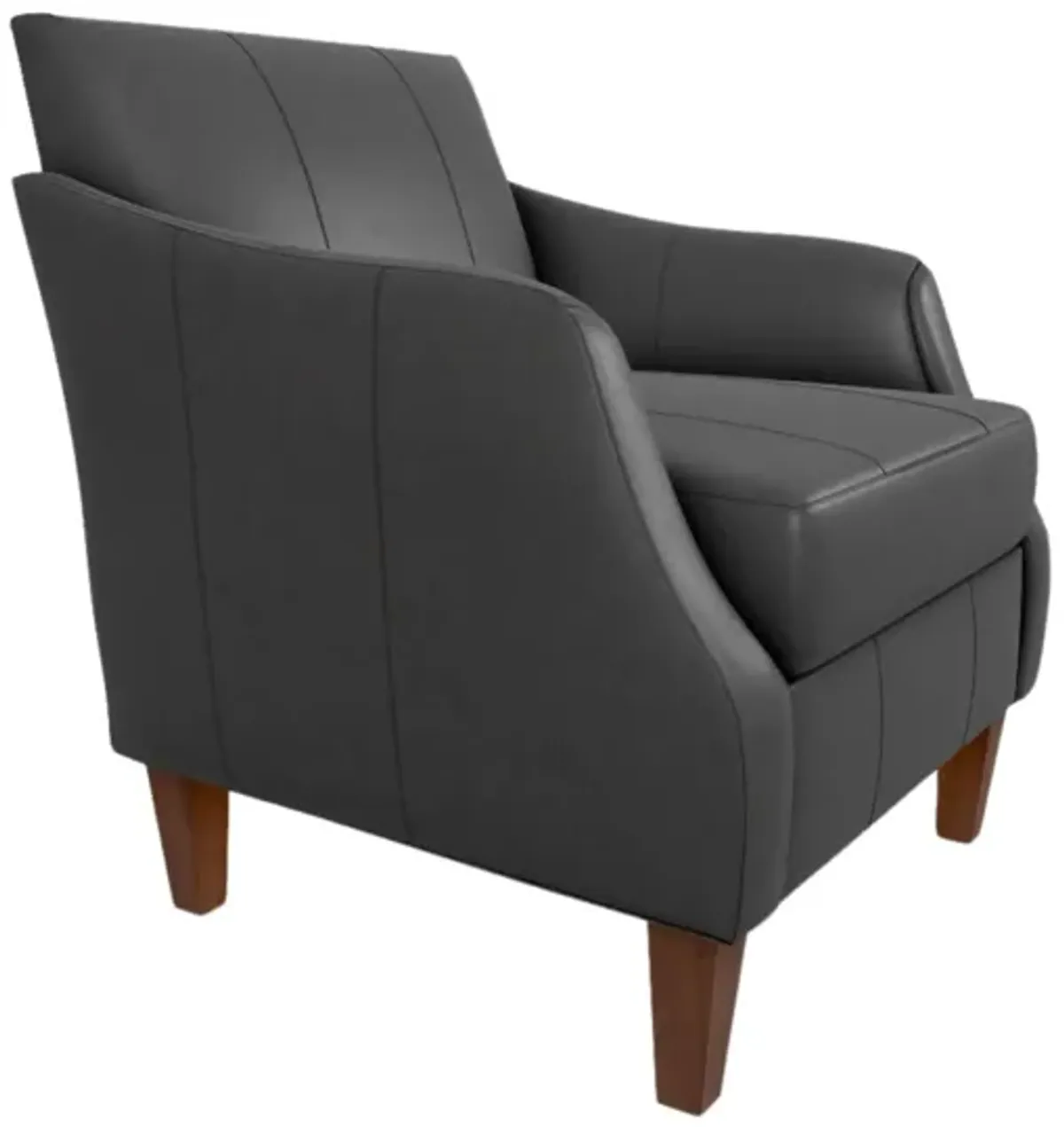 ASHELLE IRON LEATHER CLUB CHAIR