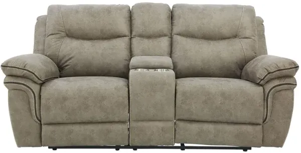 ISABELLA RECLINING LOVESEAT WITH CONSOLE