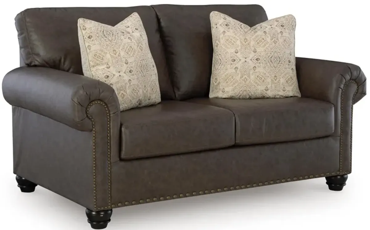 ROXMERE UMBER LOVESEAT