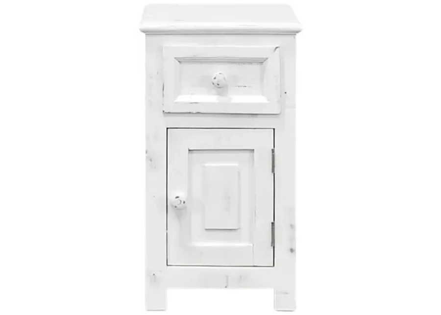 CLASSIC WHITE ACCENT TABLE