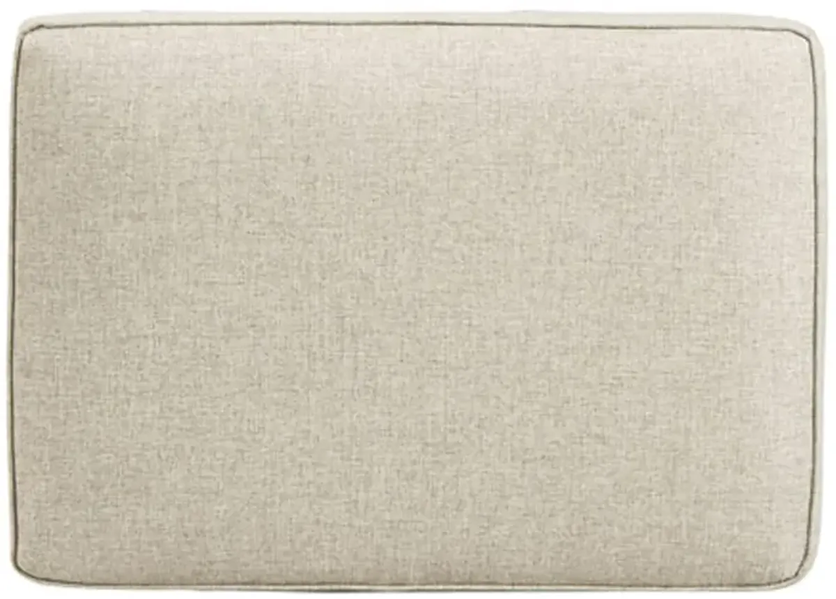 CLAREDON LINEN OTTOMAN