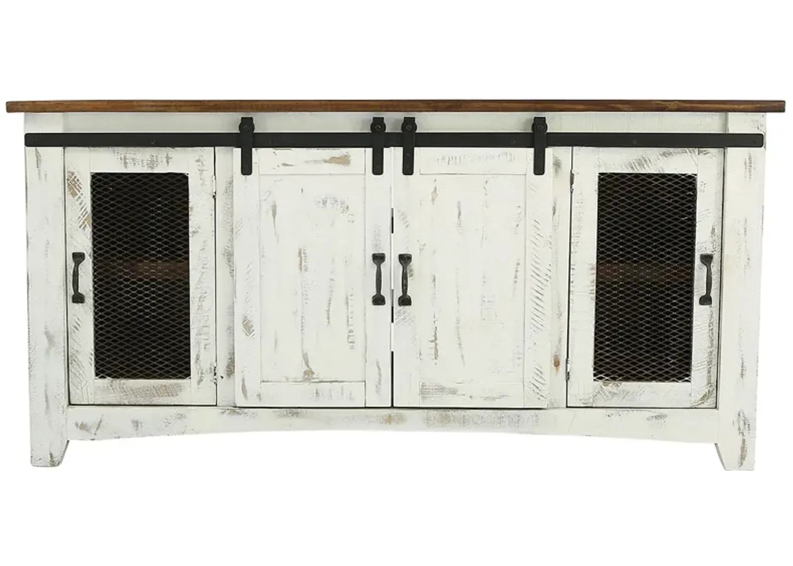 PUEBLO BARN DOOR TV STAND