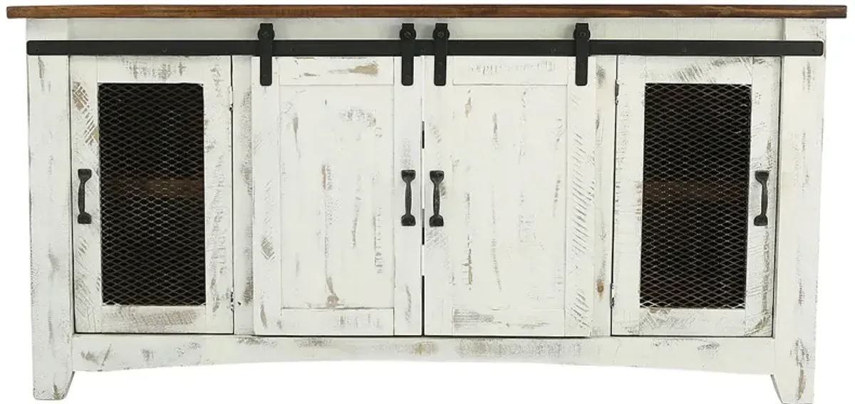 PUEBLO BARN DOOR TV STAND