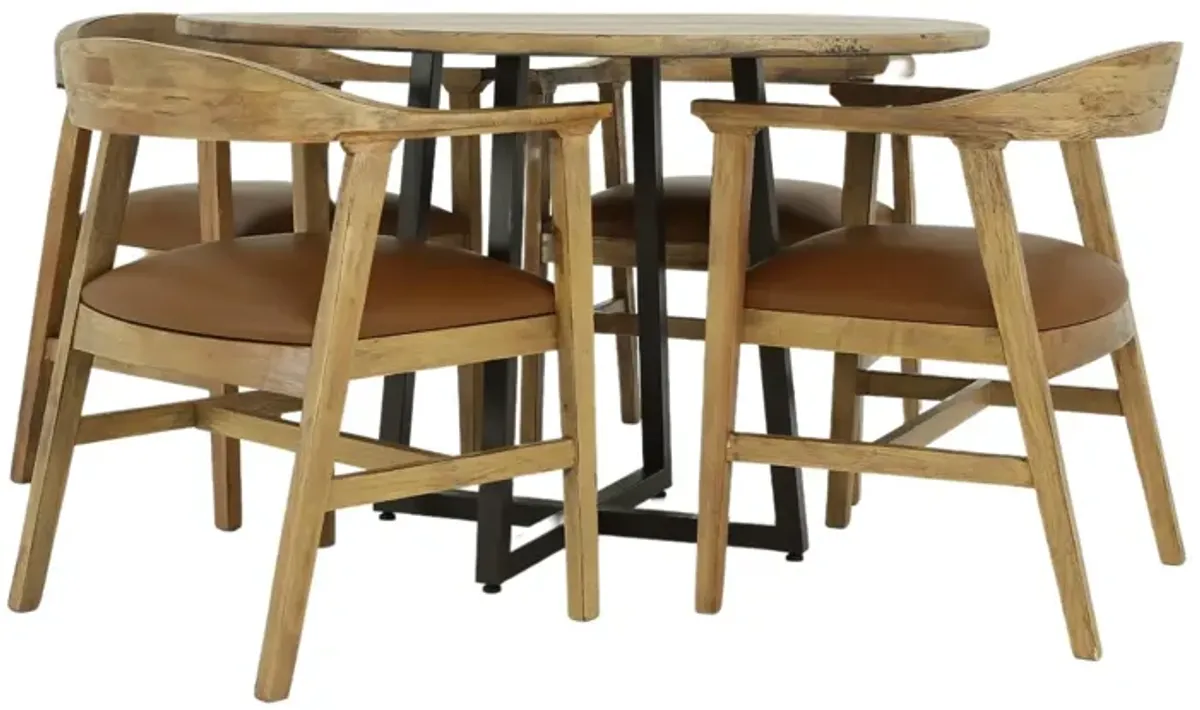 TULUM 5 PIECE DINING SET