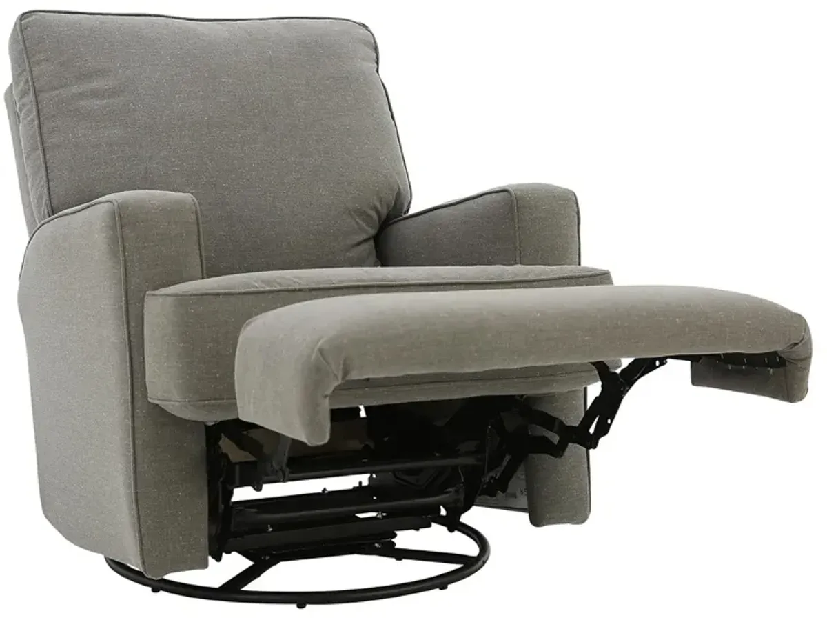 KERSEY CHARCOAL SWIVEL GLIDER RECLINER