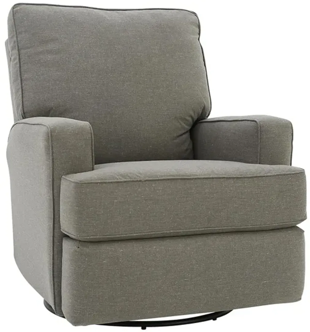 KERSEY CHARCOAL SWIVEL GLIDER RECLINER