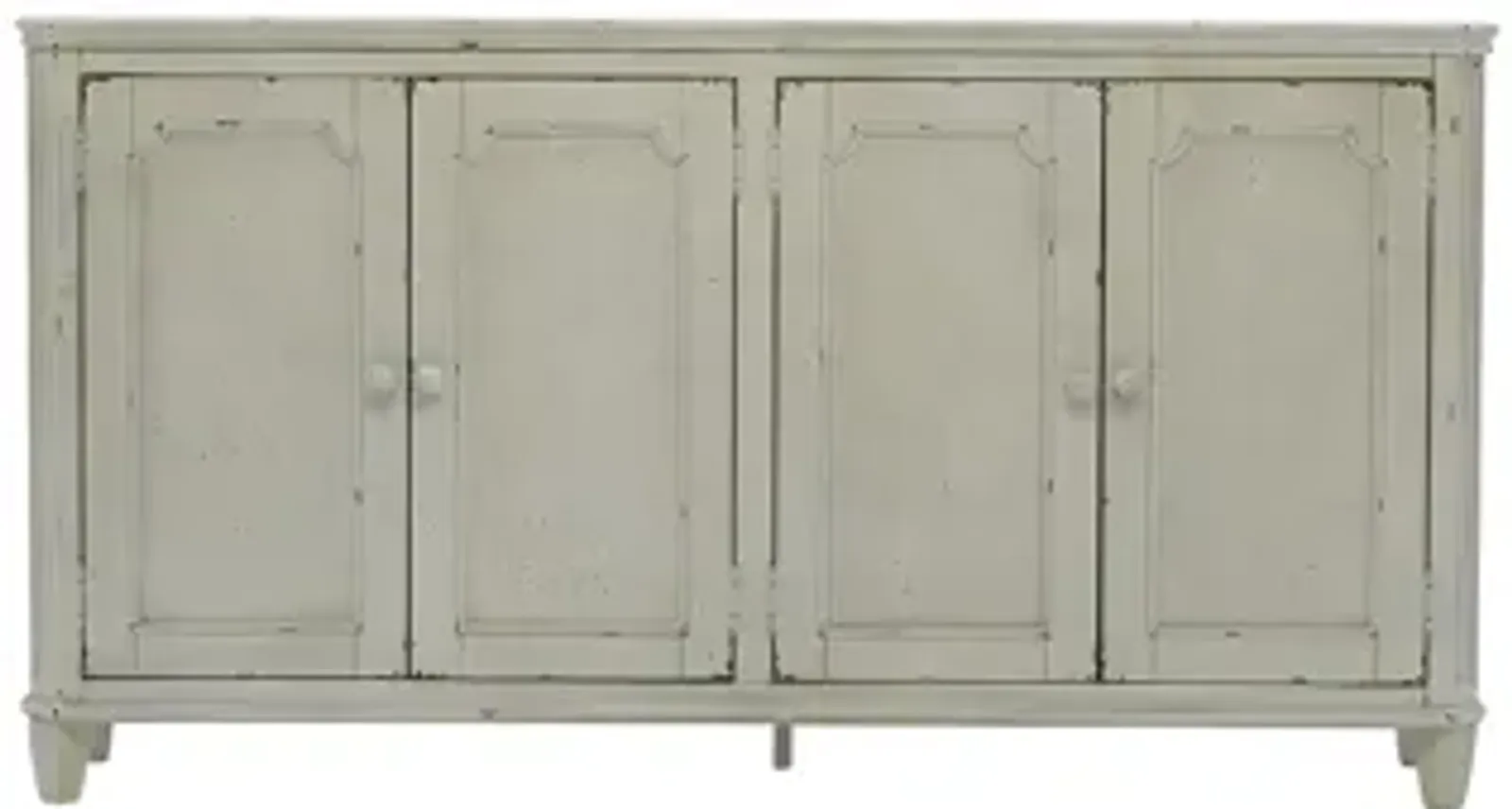 MIRIMYN ANTIQUE WHITE DOOR ACCENT CABINET