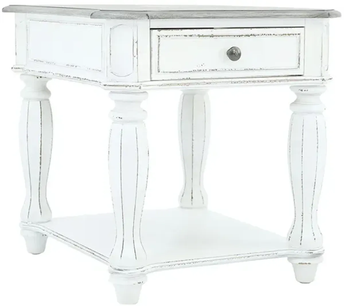 MAGNOLIA MANOR RECTANGULAR END TABLE