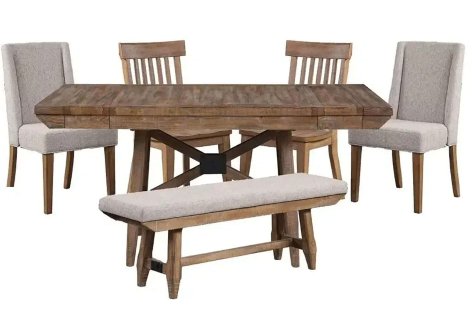 RIVERDALE 6 PIECE DINING TABLE SET