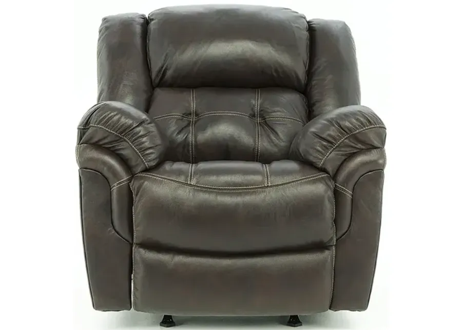 HUDSON CHOCOLATE LEATHER 1P POWER RECLINER