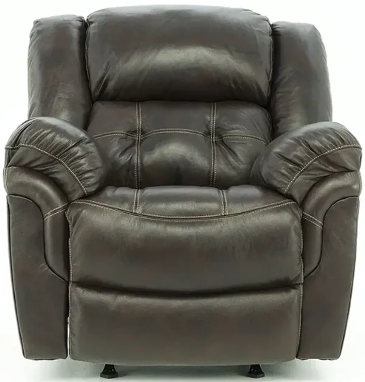 HUDSON CHOCOLATE LEATHER 1P POWER RECLINER