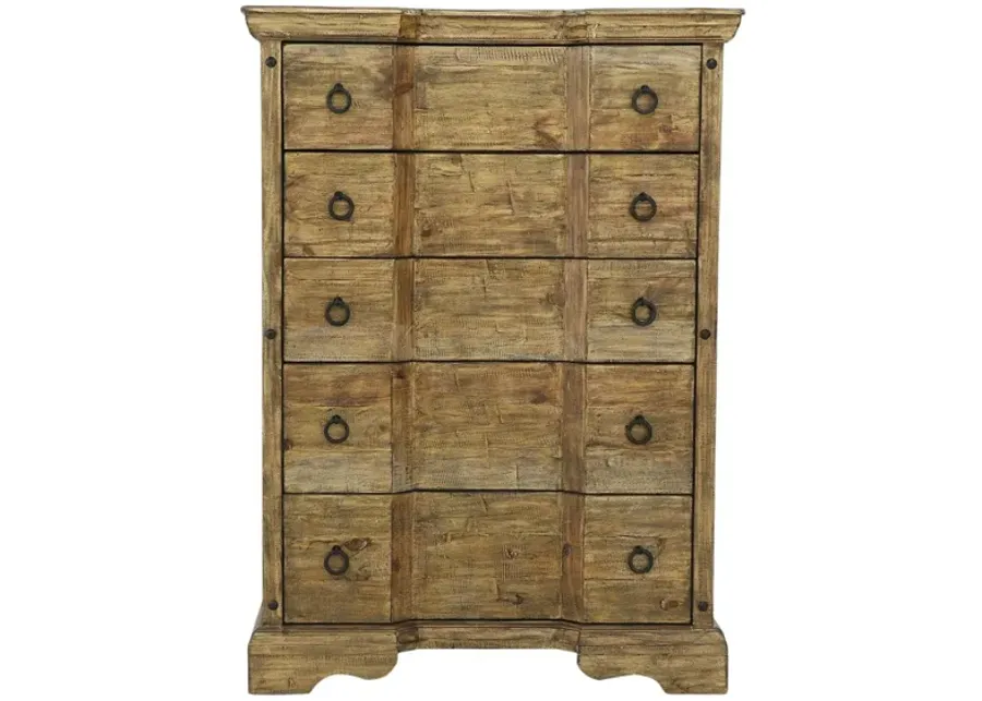 ST THOMAS WOOD TOP CHEST