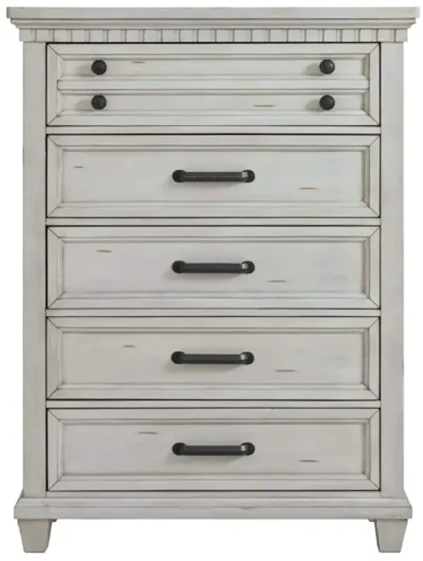 MCCOY ANTIQUE WHITE CHEST