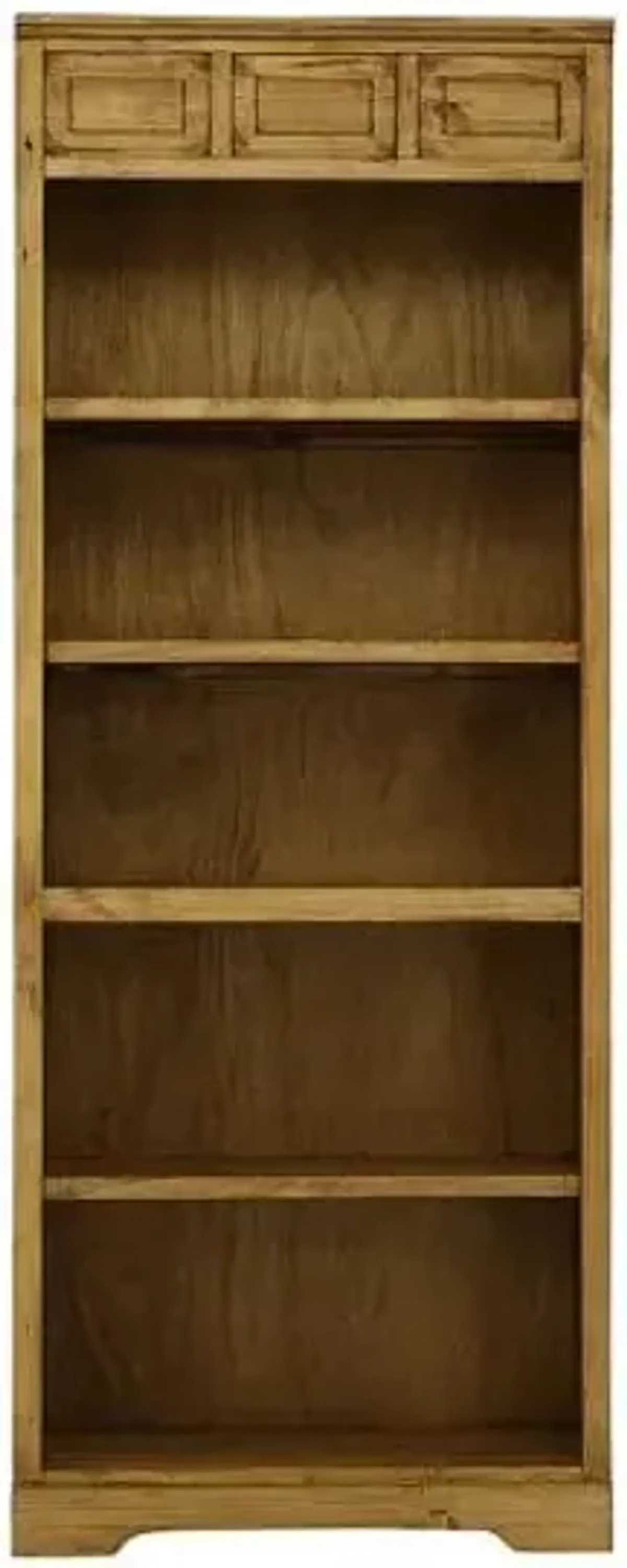 LAWMAN LIGHT WAX BOOKCASE