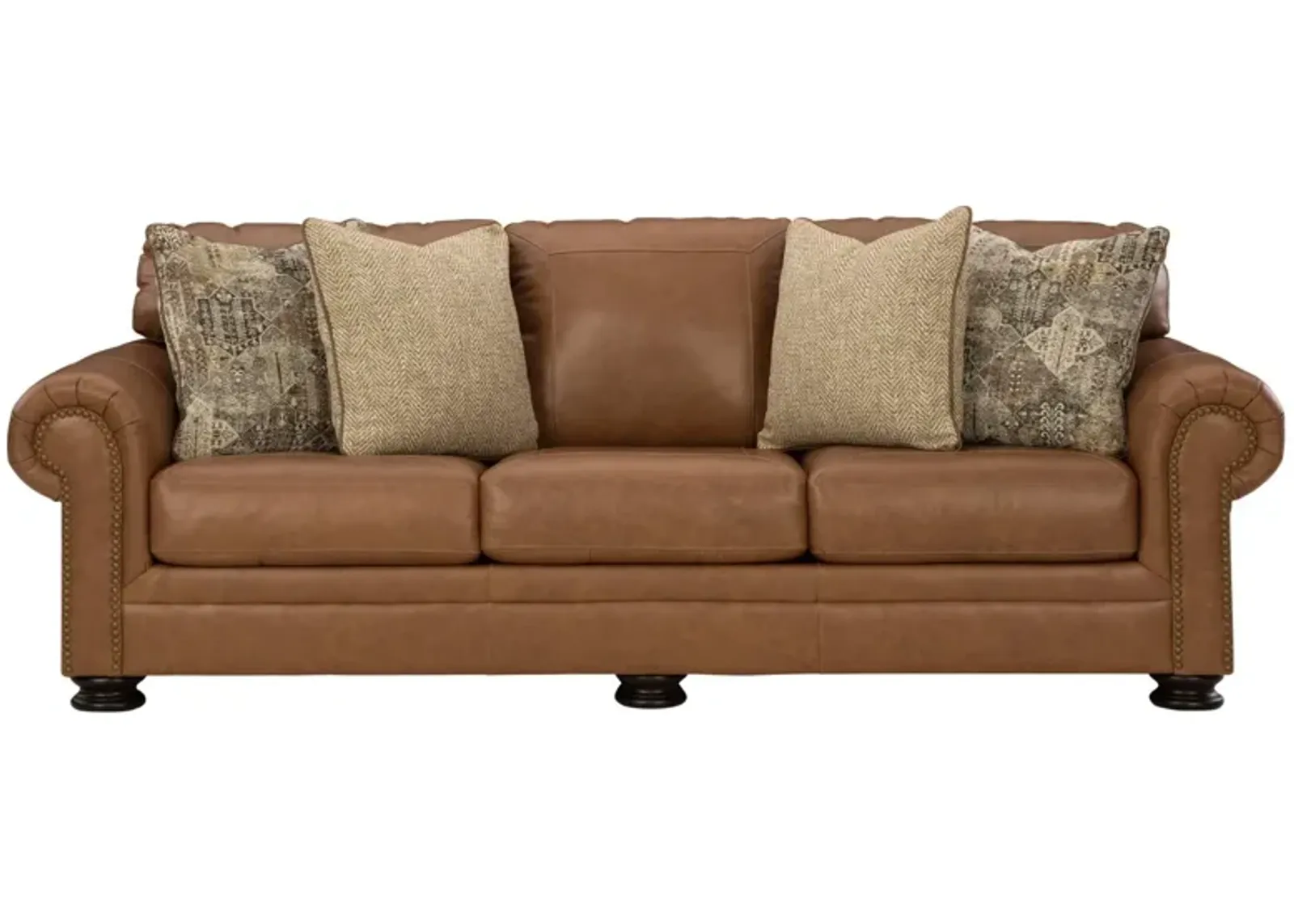 CARIANNA CARAMEL LEATHER SOFA