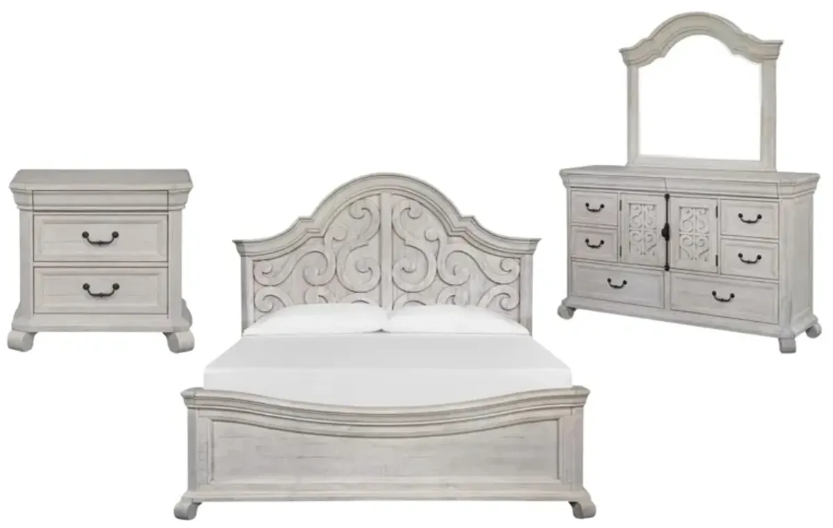 BRONWYN KING SHAPED PANEL BEDROOM