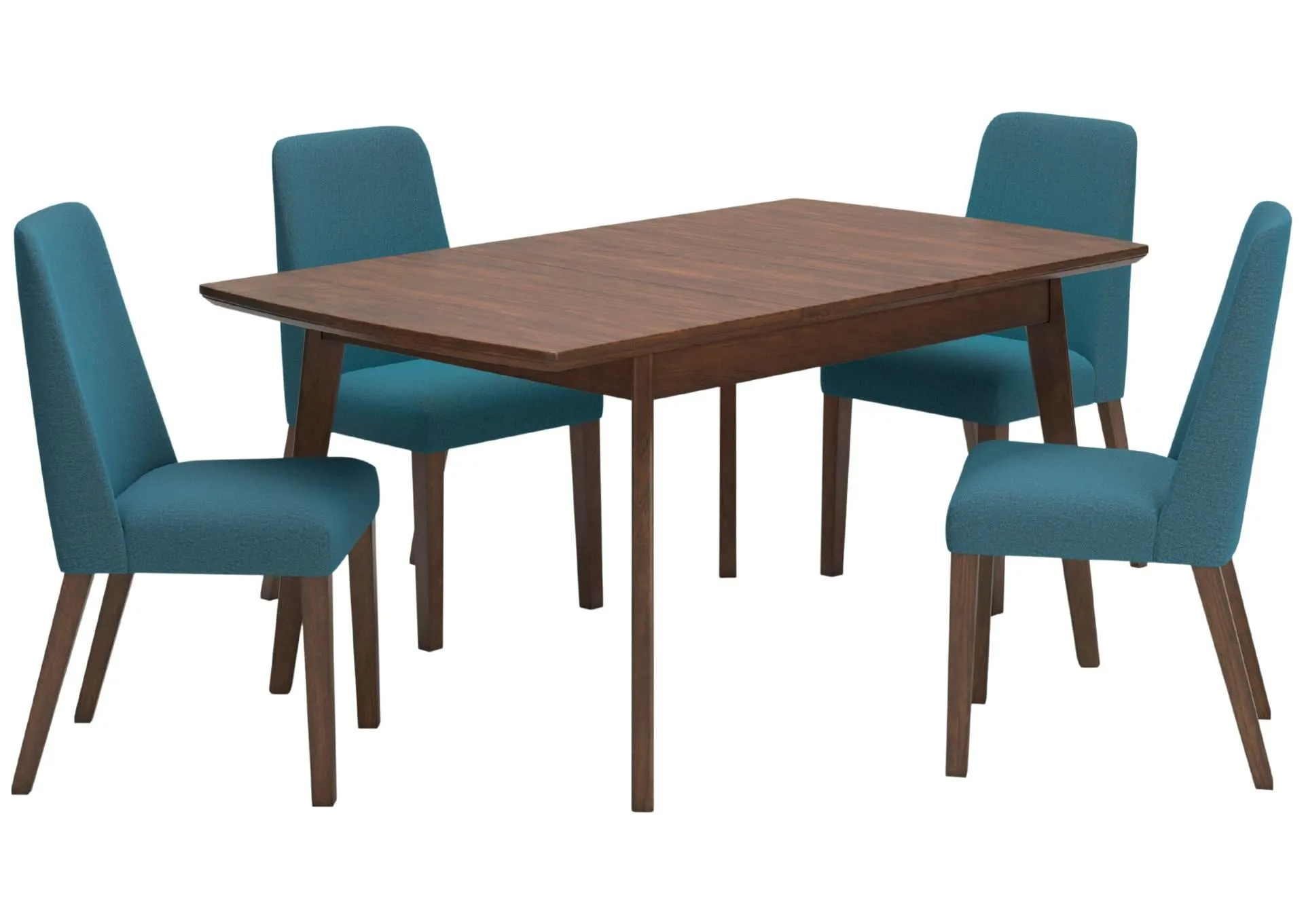 LYNCOTT BLUE 5 PIECE BUTTERFLY DINING SET