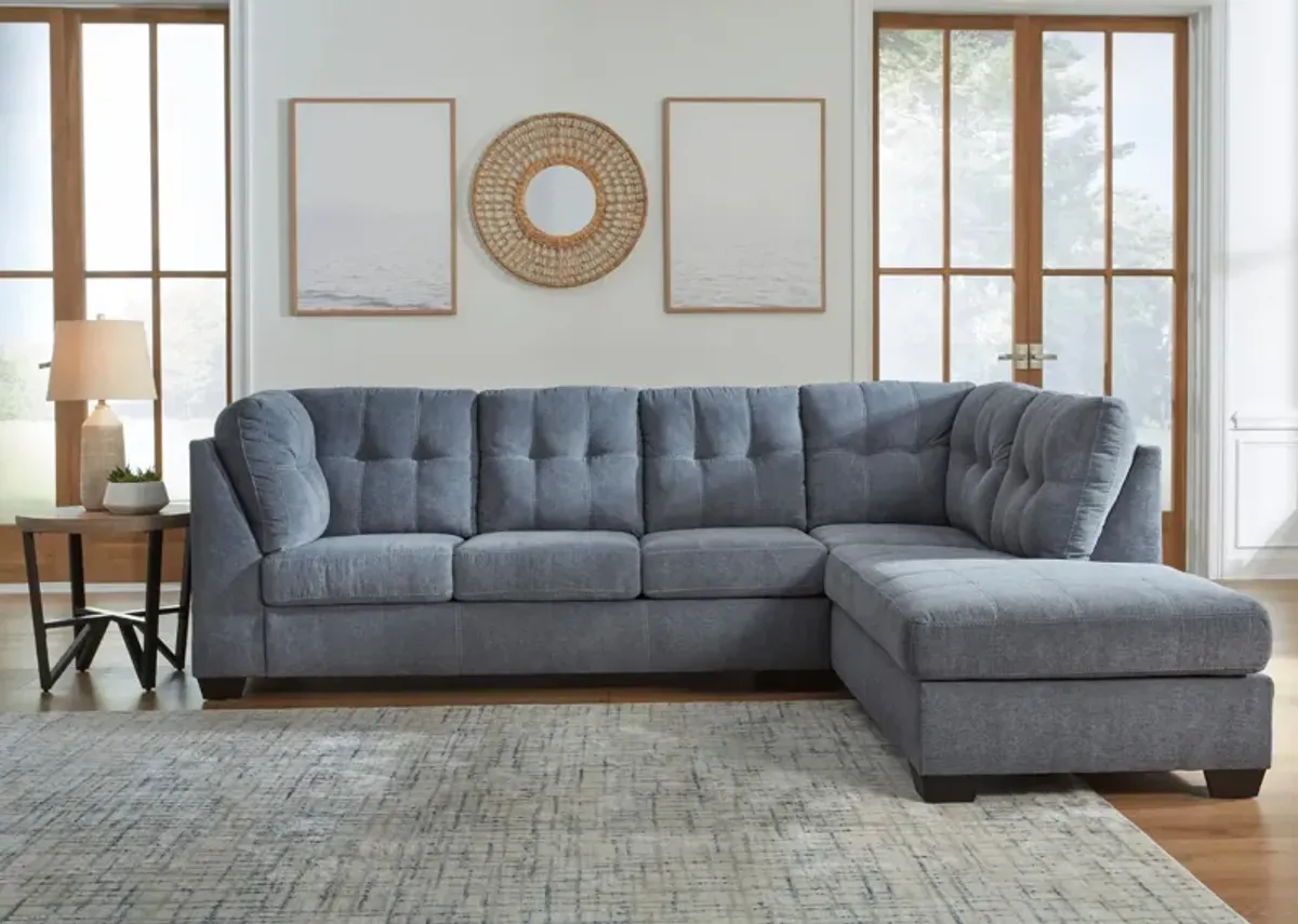 MARRELTON DENIM 2 PIECE SECTIONAL